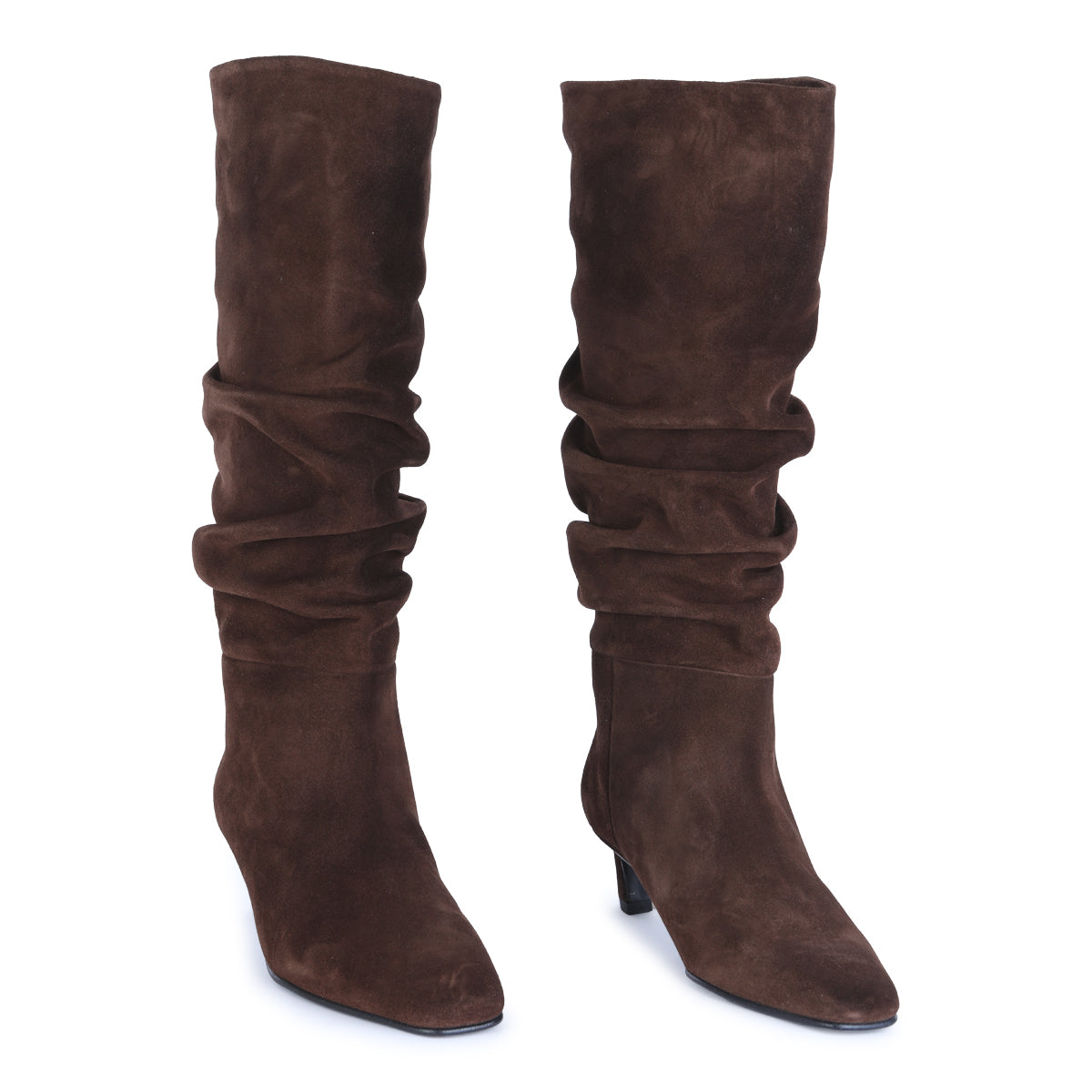 BROWN SUEDE BOOTS