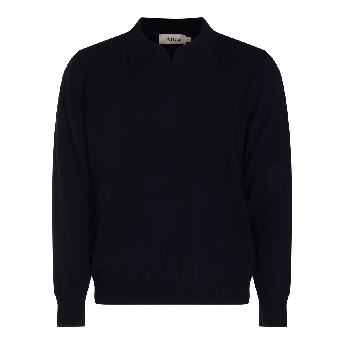 BLUE WOOL KNITWEAR