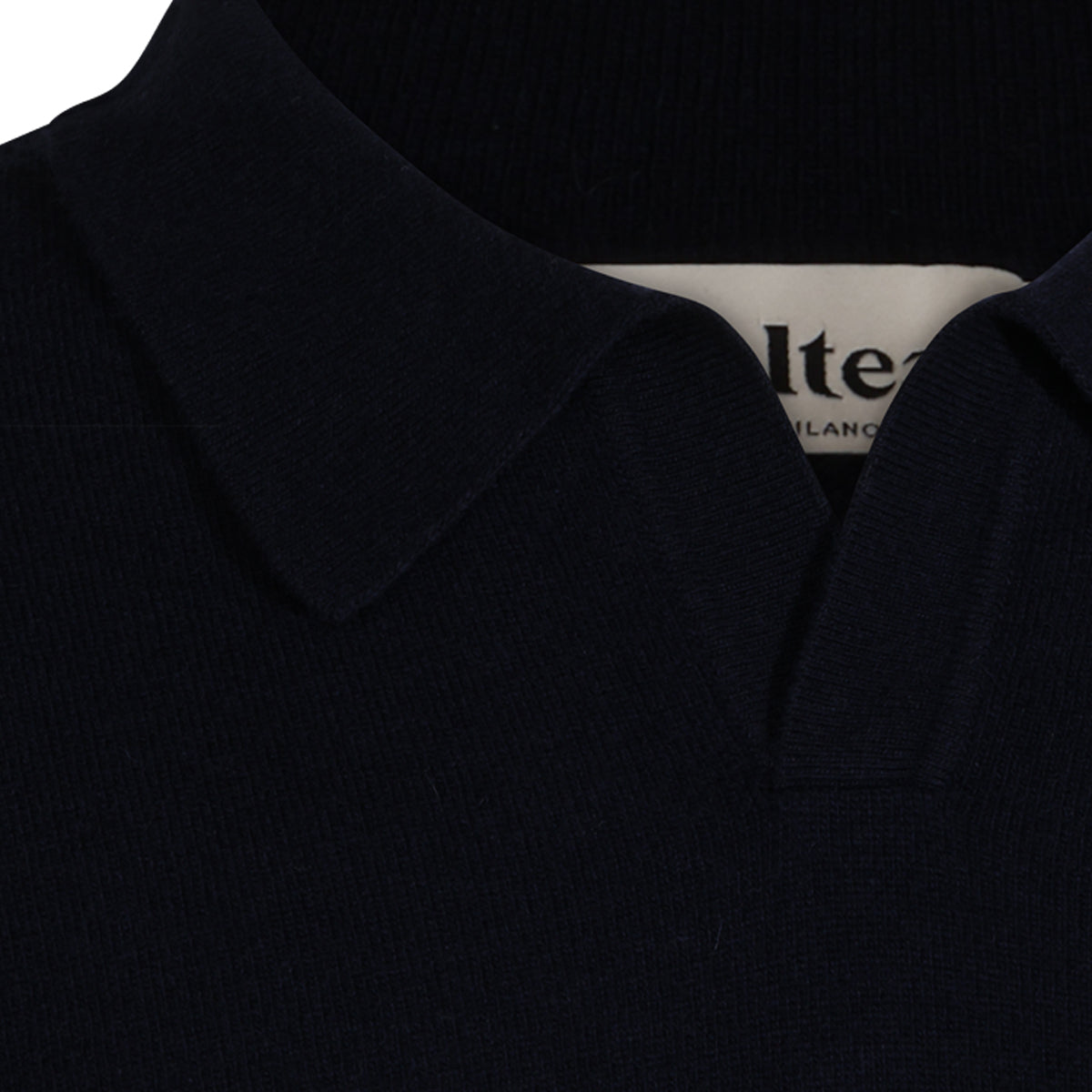 BLUE WOOL KNITWEAR