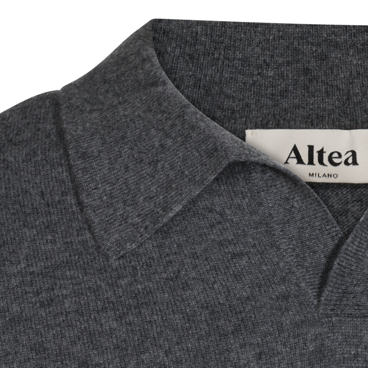 GREY WOOL KNITWEAR