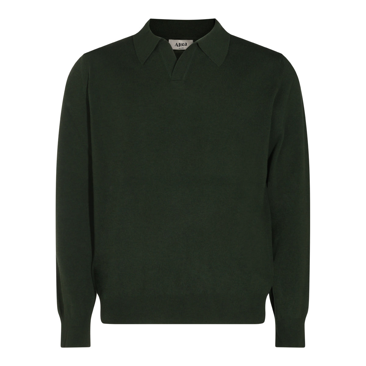 DARK GREEN WOOL KNITWEAR