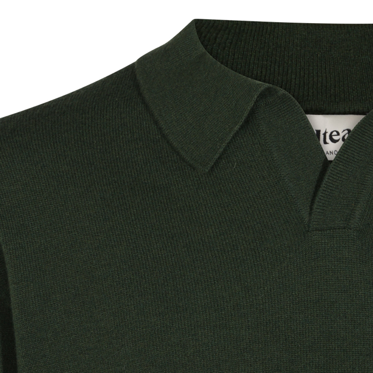 DARK GREEN WOOL KNITWEAR