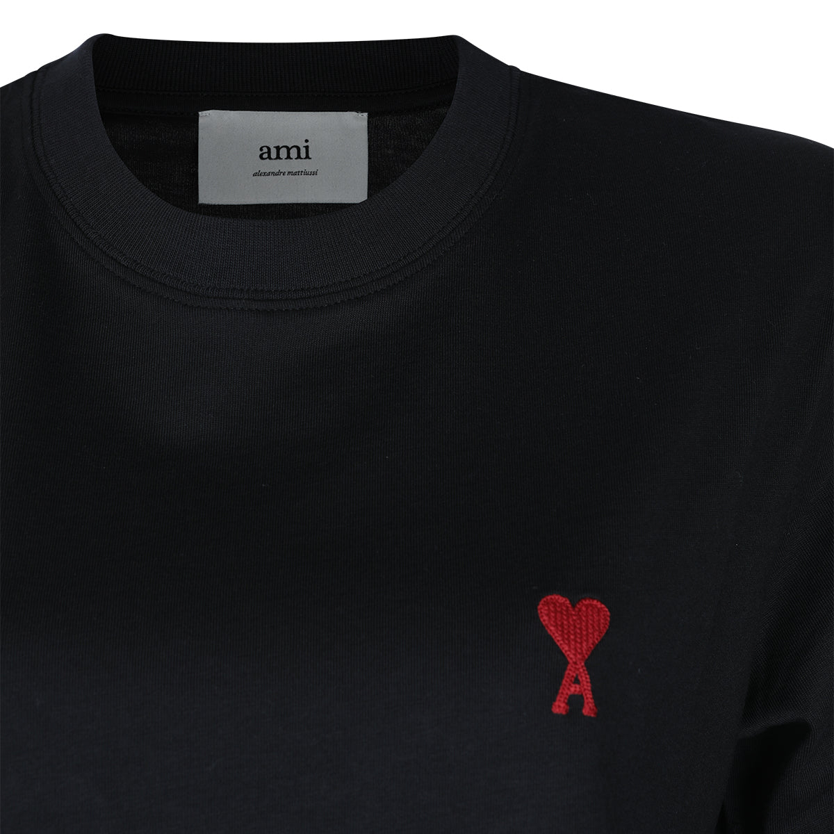 BLACK COTTON T-SHIRT