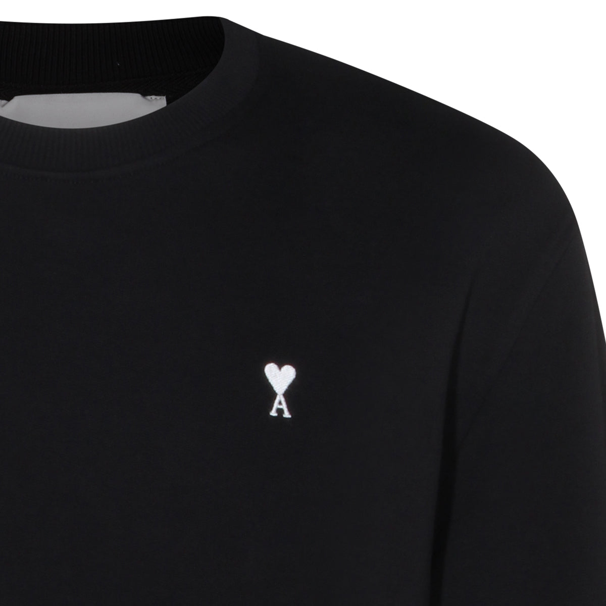 BLACK COTTON SWEATSHIRT