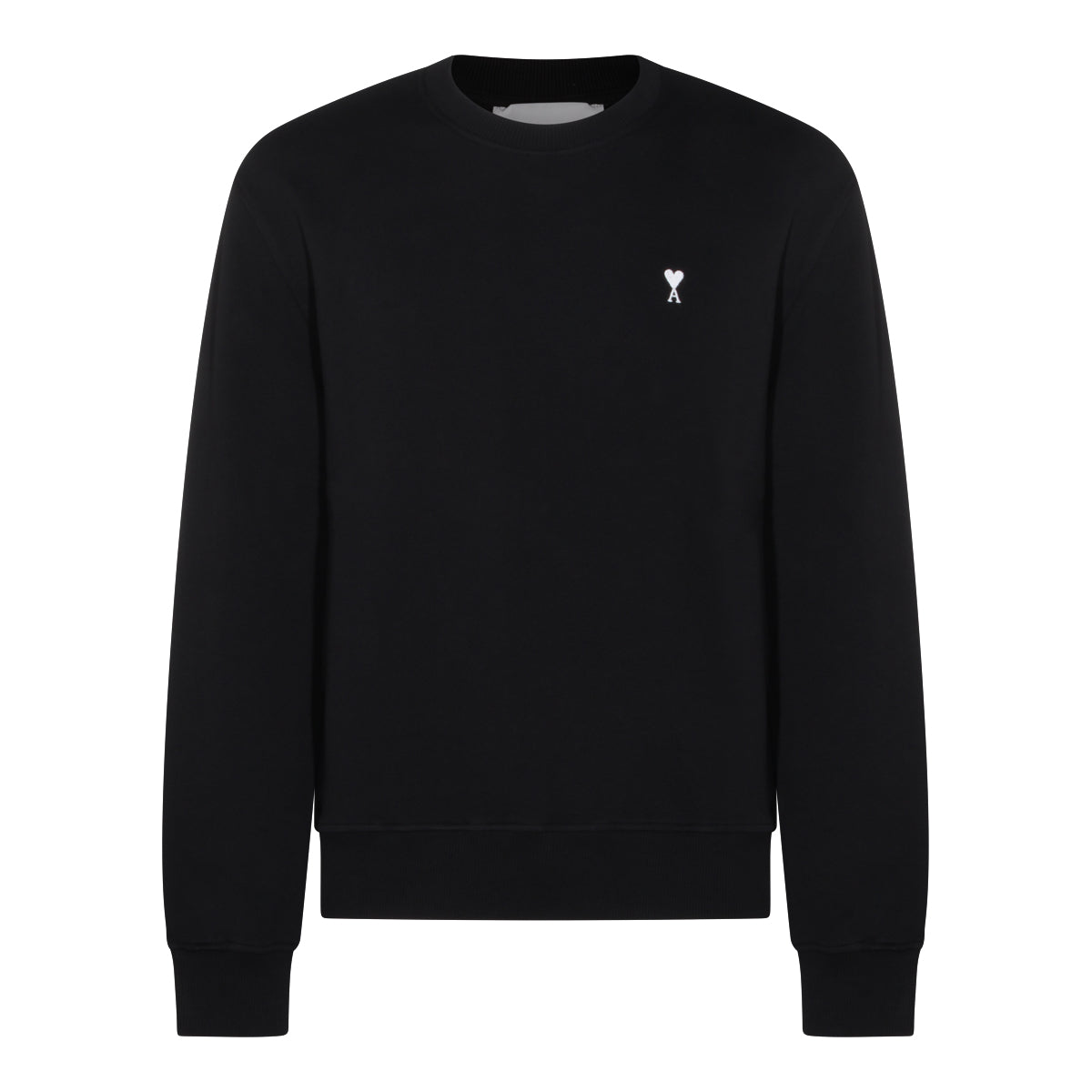 BLACK COTTON SWEATSHIRT