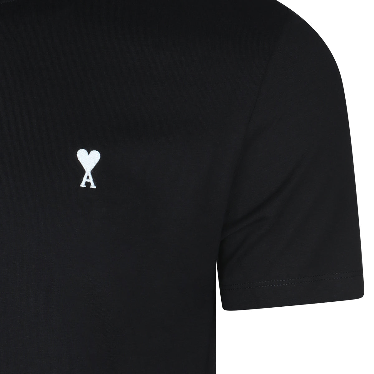 BLACK COTTON T-SHIRT