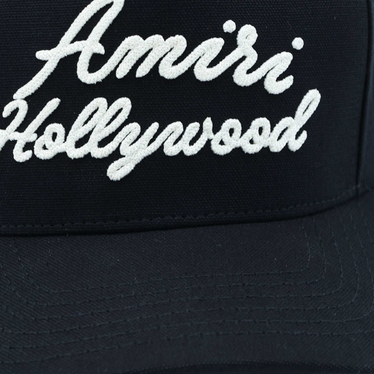 BLACK COTTON HOLLYWOOD BASEBALL CAP