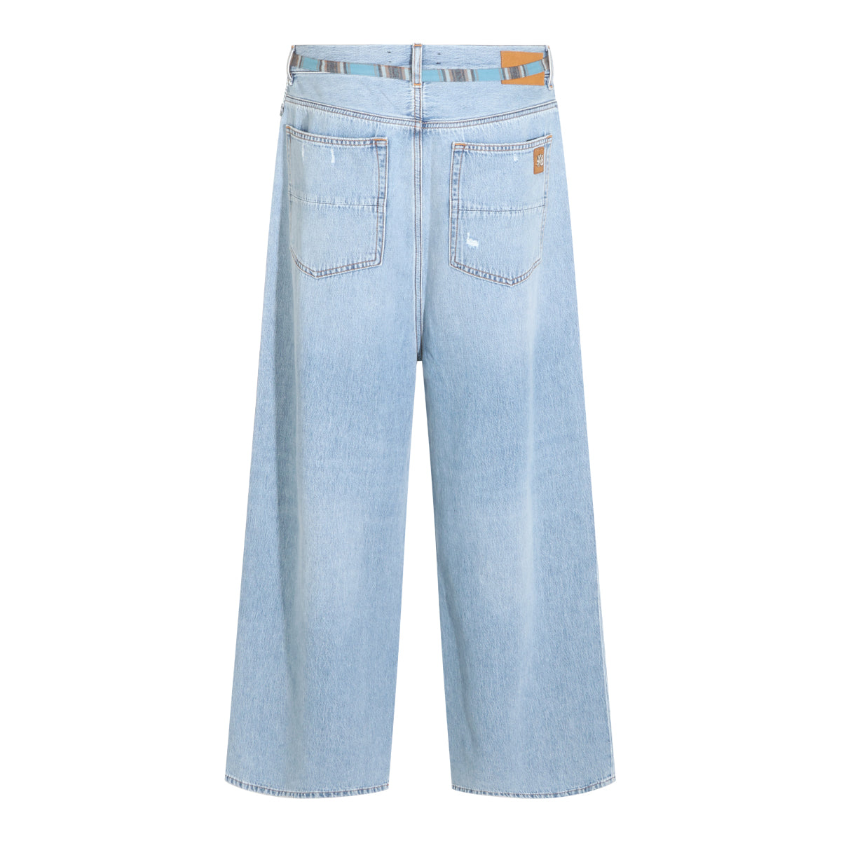 SURFRIDER INDIGO FLANNEL REPAIR DENIM JEANS