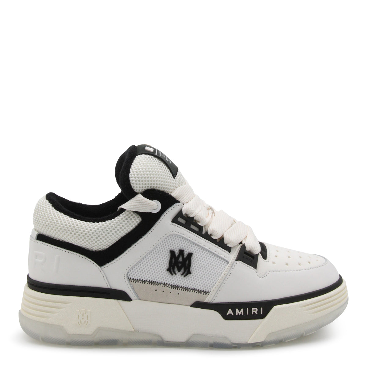 WHITE AND BLACK MA-1 SNEAKERS