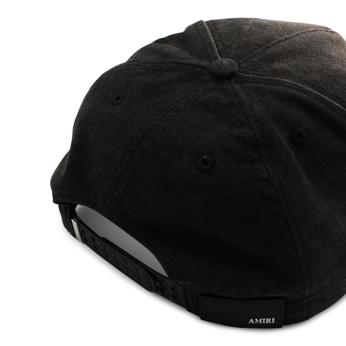 GREY COTTON MA SCRIPT BASEBALL CAP