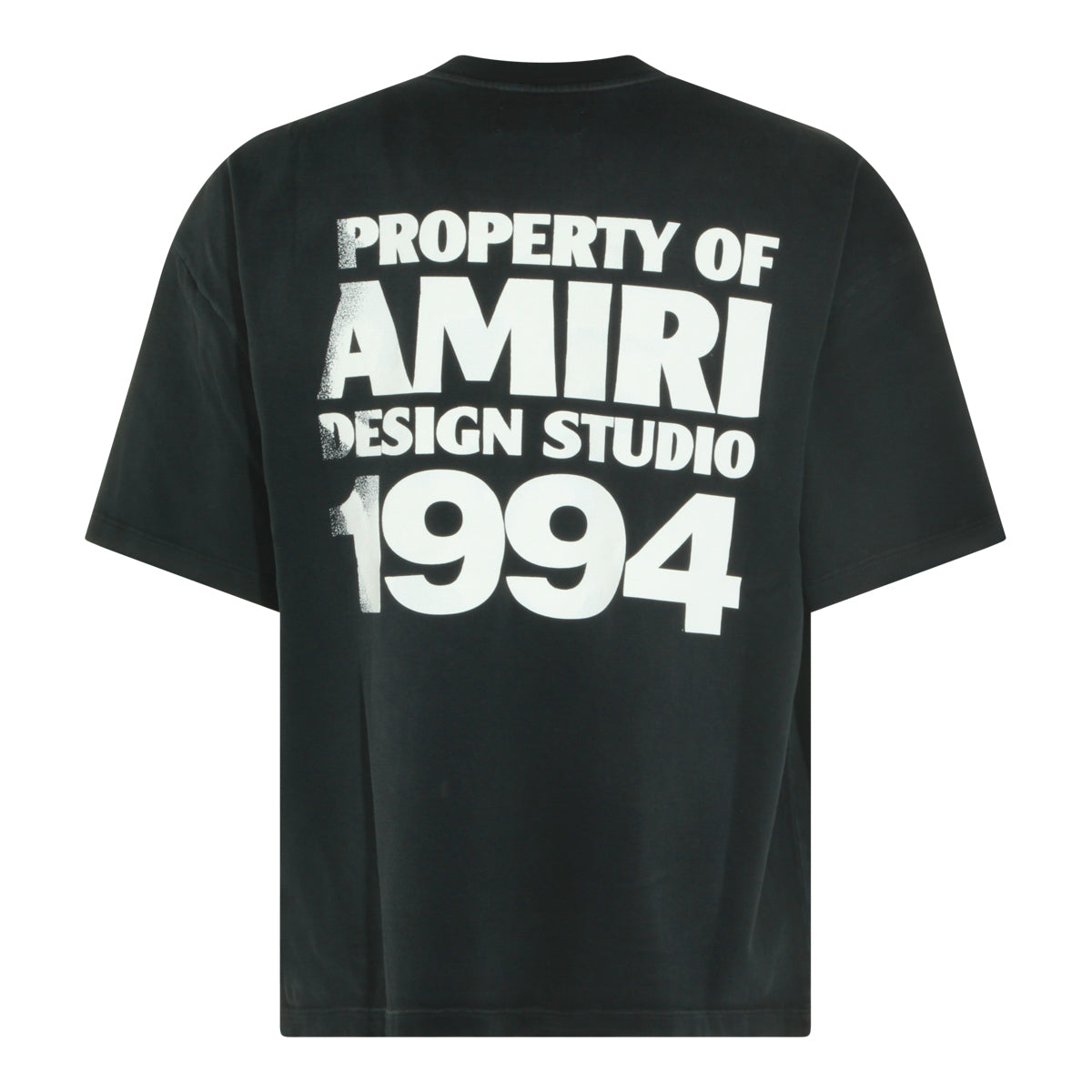 BLACK COTTON T-SHIRT