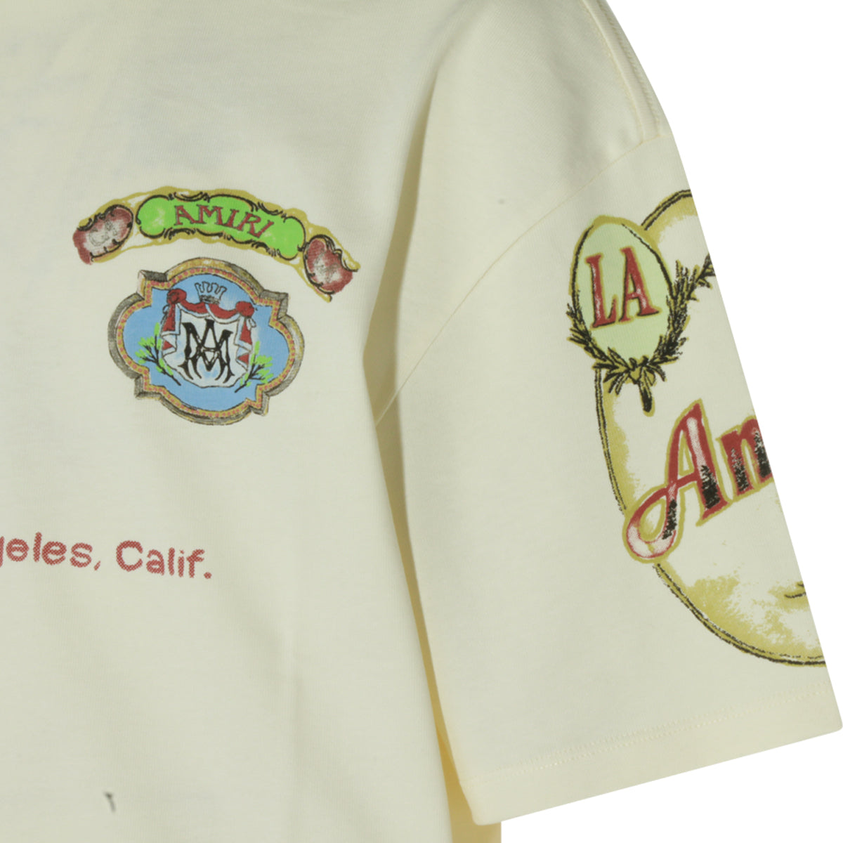 IVORY COTTON T-SHIRT