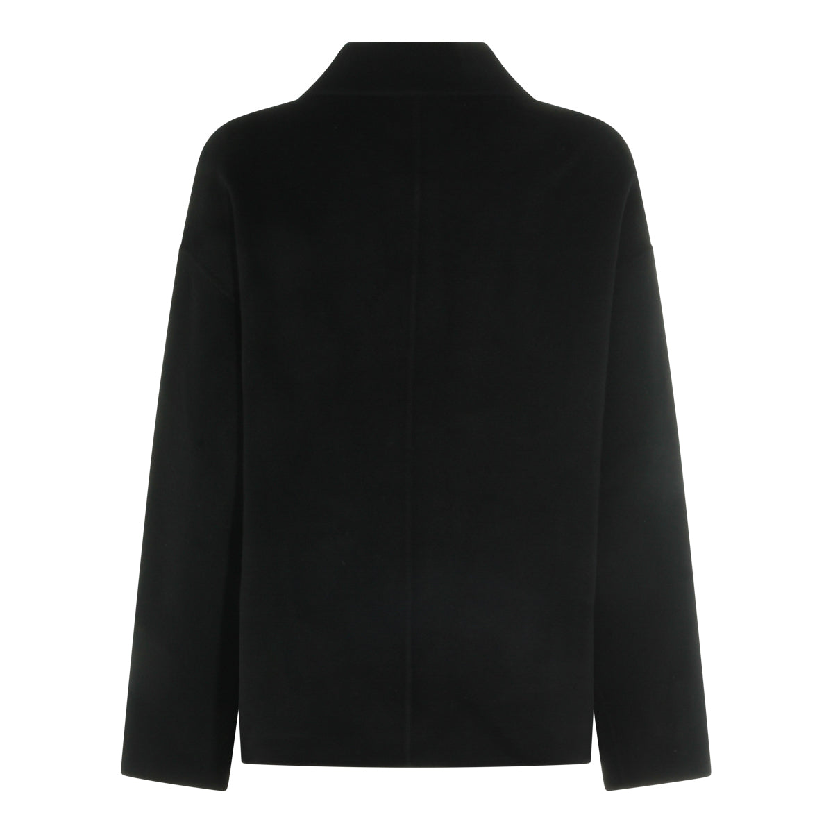 BLACK WOOL LUKA CASUAL JACKET