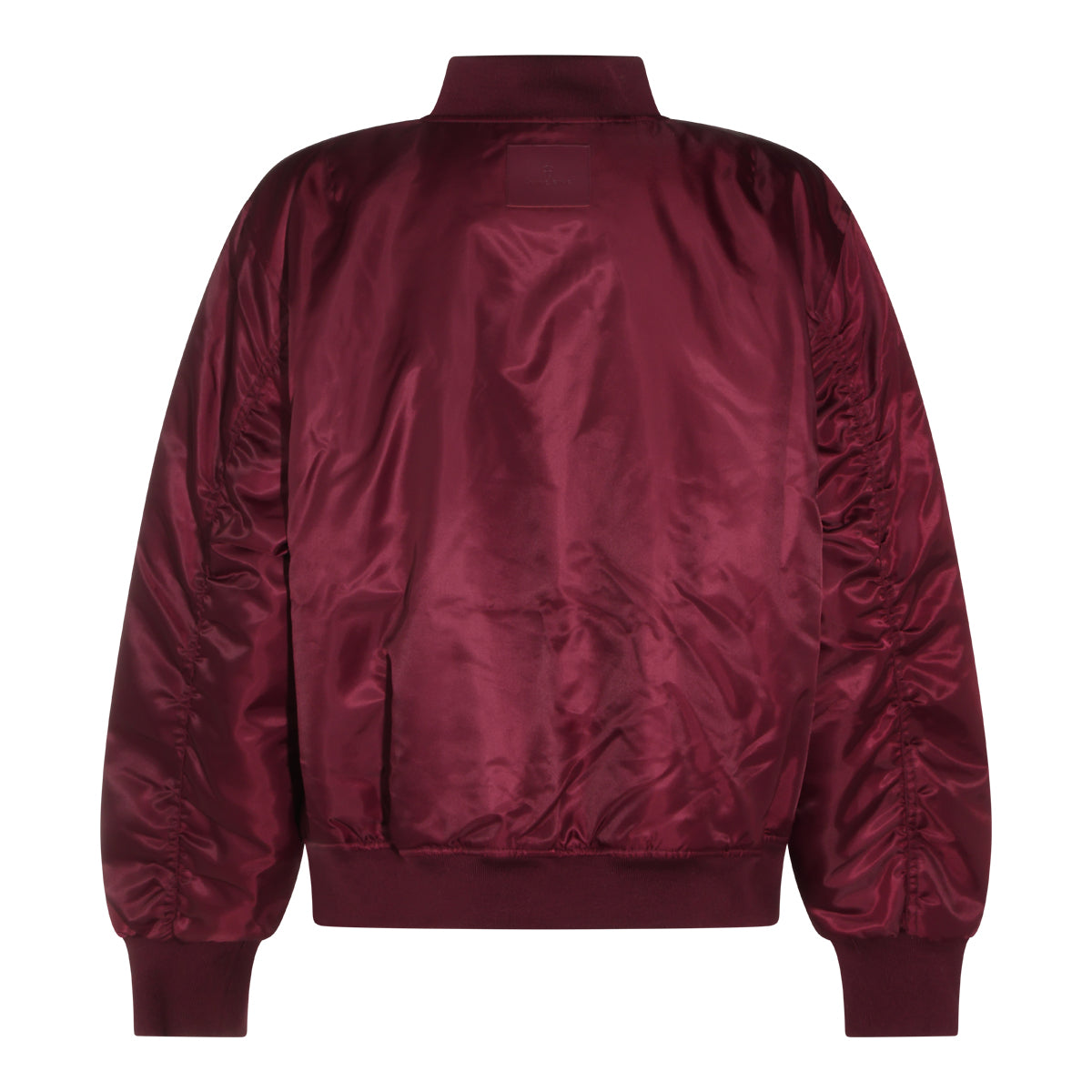 BURGUNDY LEON BOMBER JACKET
