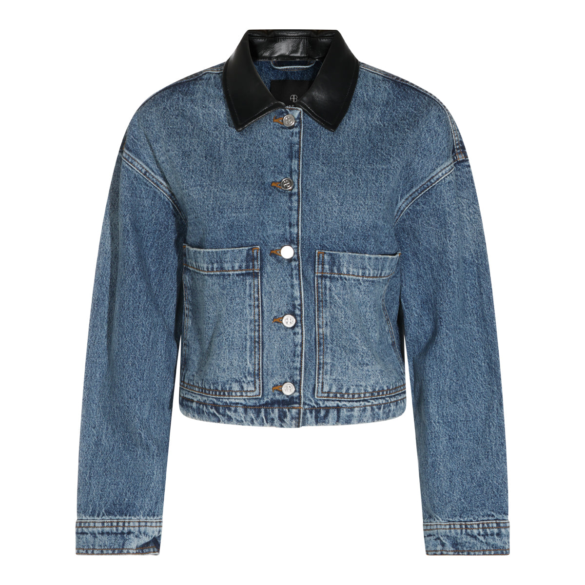 BLUE COTTON DENIM JACKET