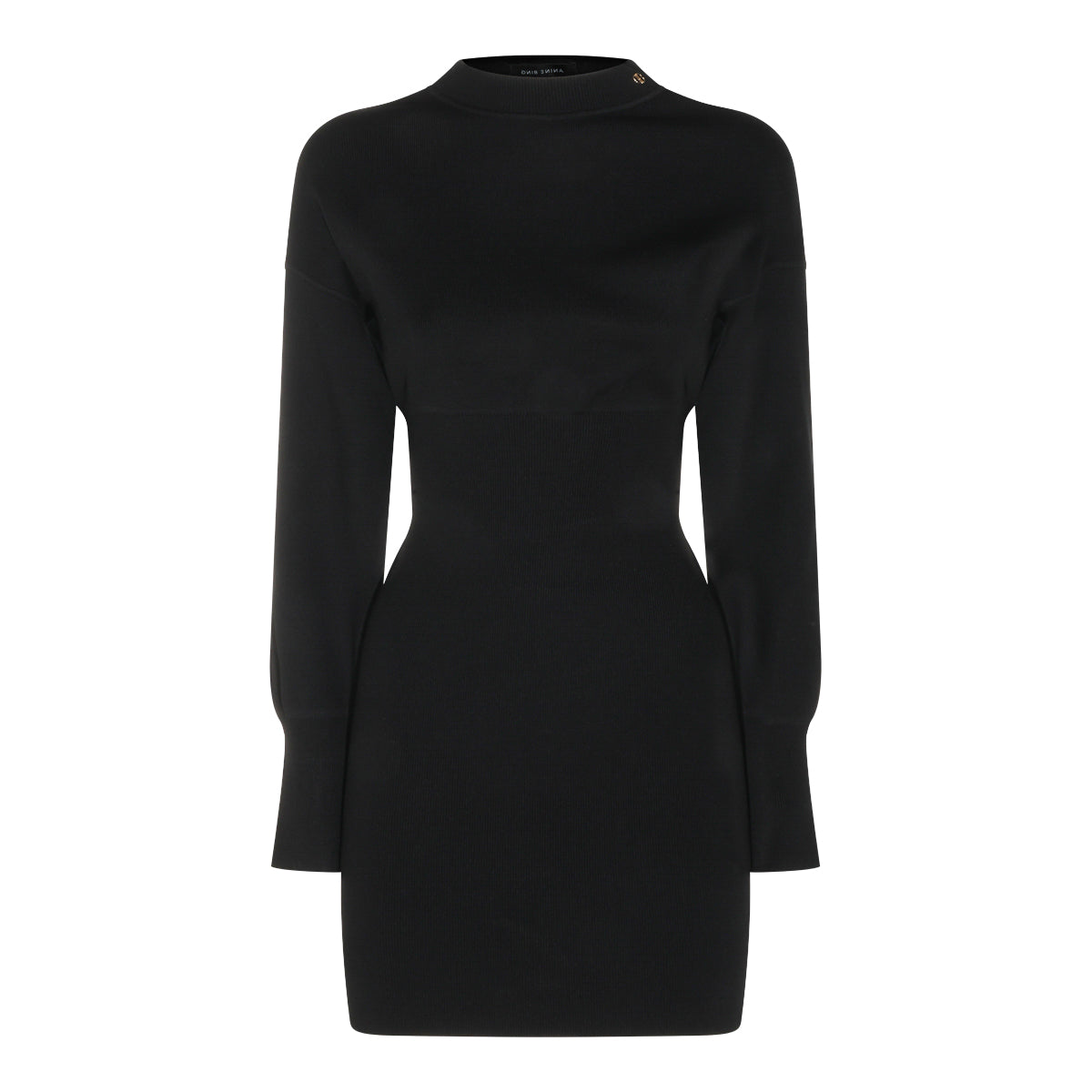 BLACK STRETCH IMANE DRESS