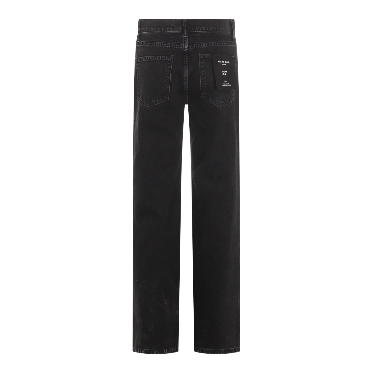 BLACK COTTON DENIM JEANS