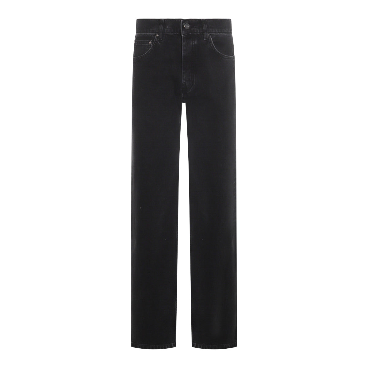 BLACK COTTON DENIM JEANS