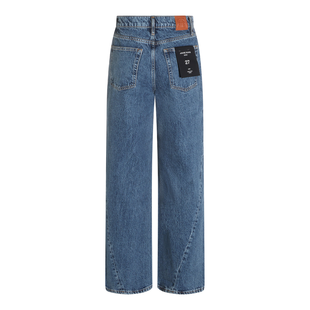WASHED BLUE DENIM BRIE JEANS