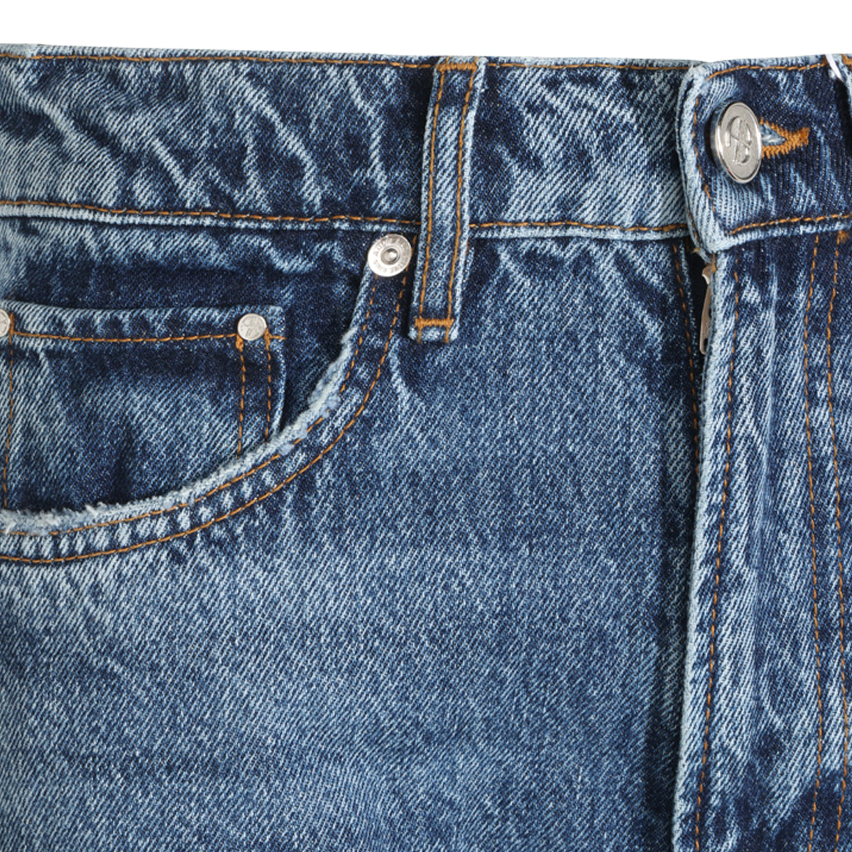 WASHED BLUE DENIM BRIE JEANS