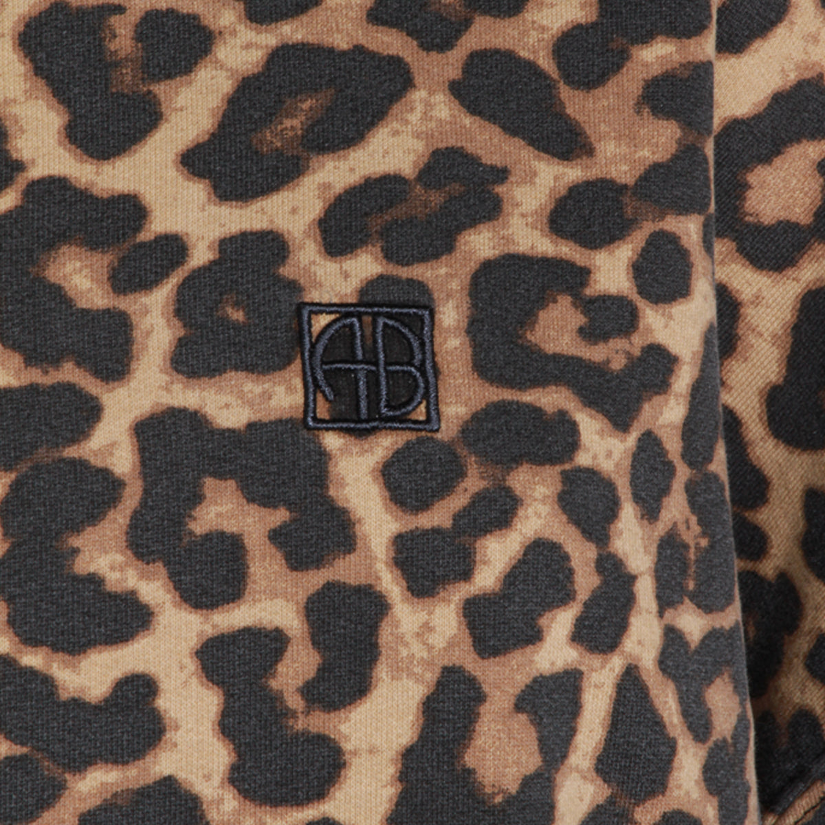 LEOPARD COTTON SWEATSHIRT
