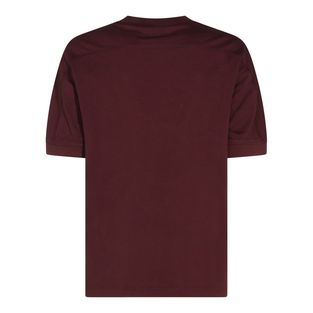 BURGUNDY COTTON JAYLIN TEE COLLEGIATE T-SHIRT
