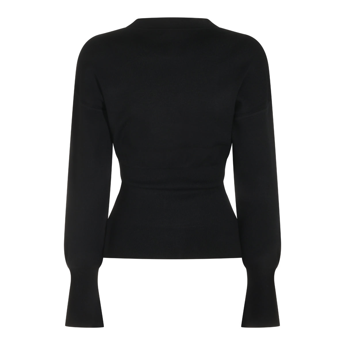 BLACK STRETCH IMANE SWEATER
