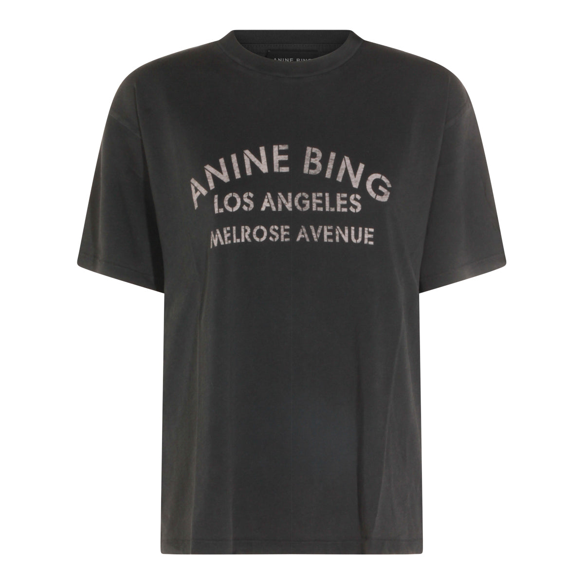 BLACK COTTON WAGNER T-SHIRT