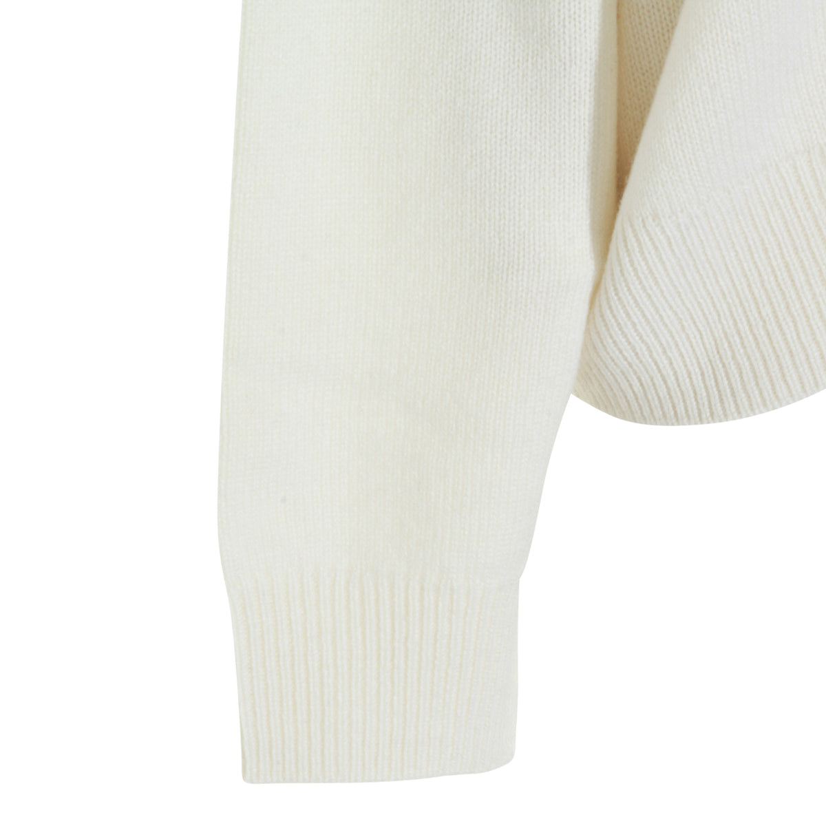 CREAM WOOL LEE KNITWEAR
