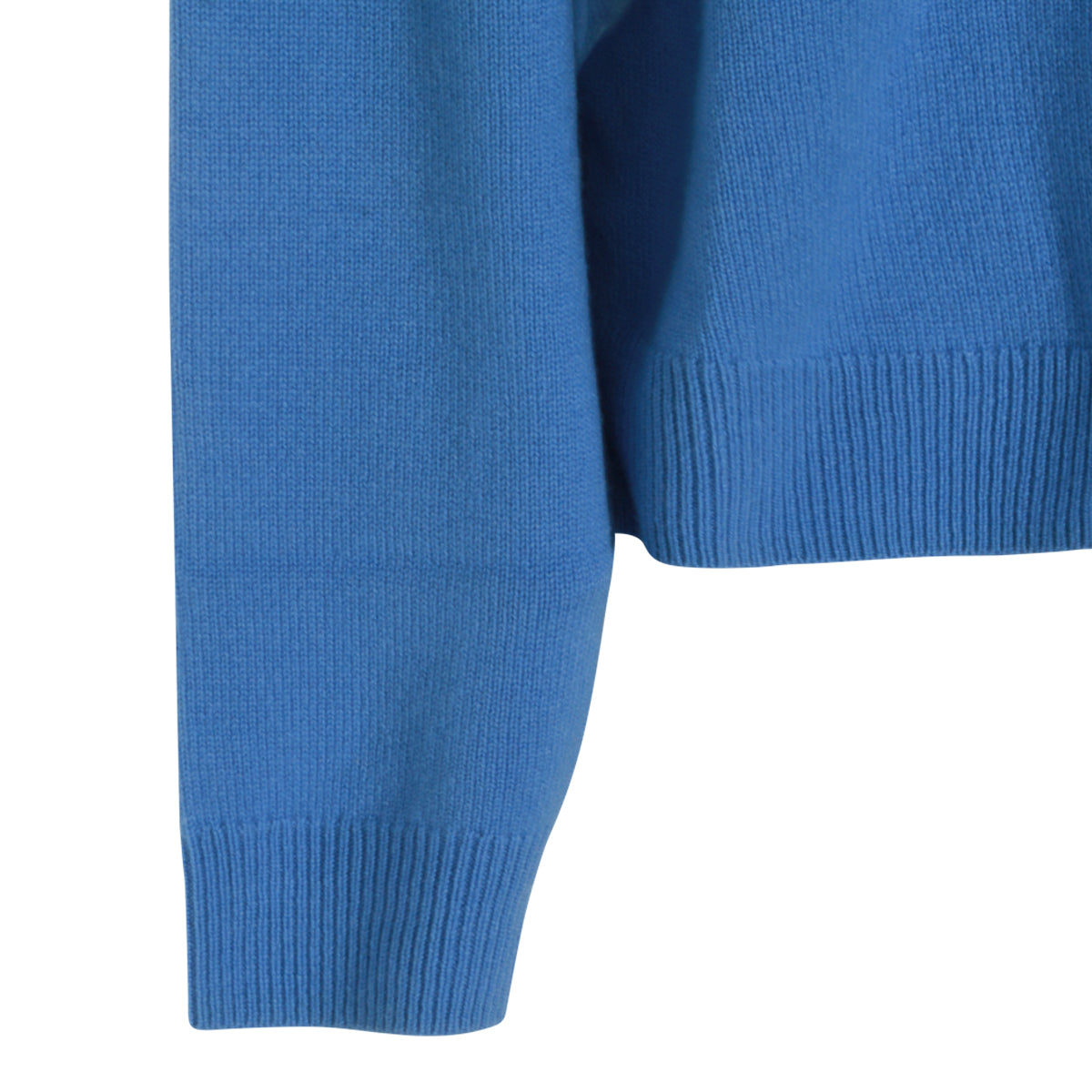 BLUE CASHMERE LEE SWEATER