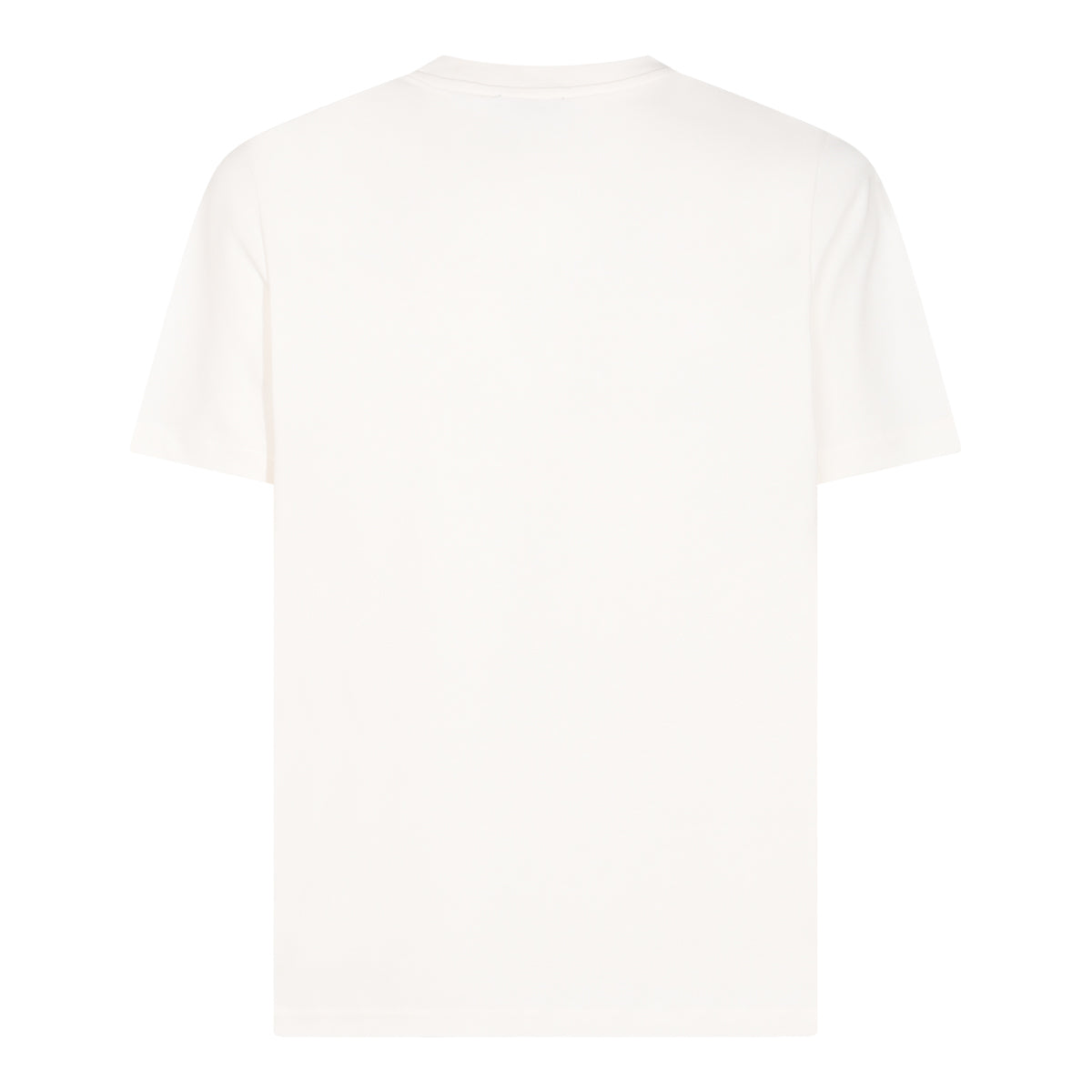 WHITE COTTON T-SHIRT