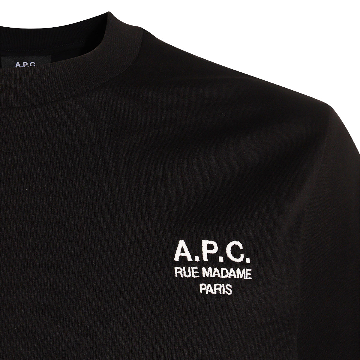 BLACK COTTON T-SHIRT