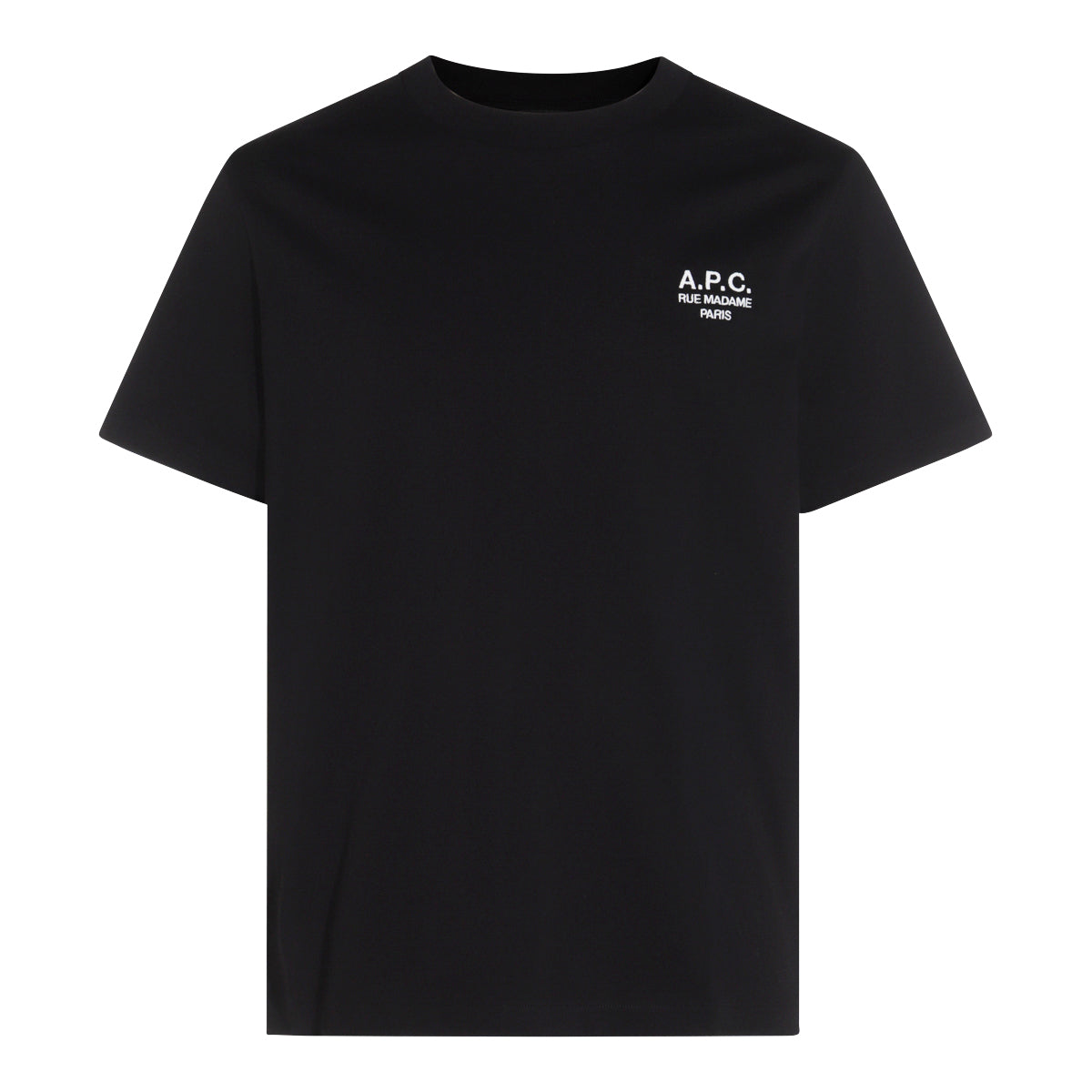 BLACK COTTON T-SHIRT