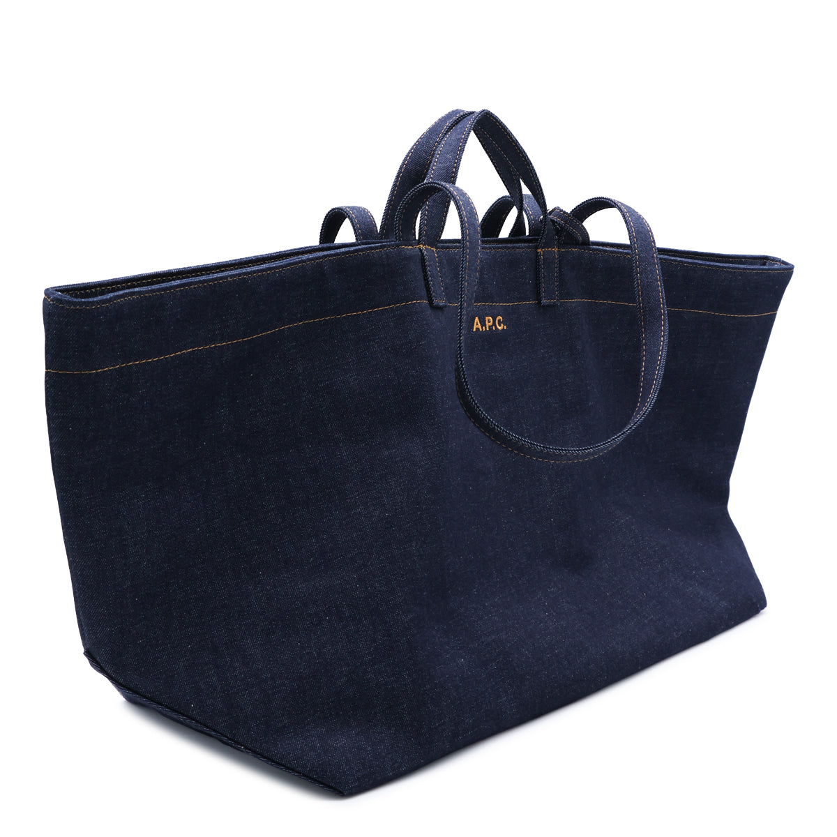 INDIGO LE DRUMMER TOILE TOP HANDLE BAG