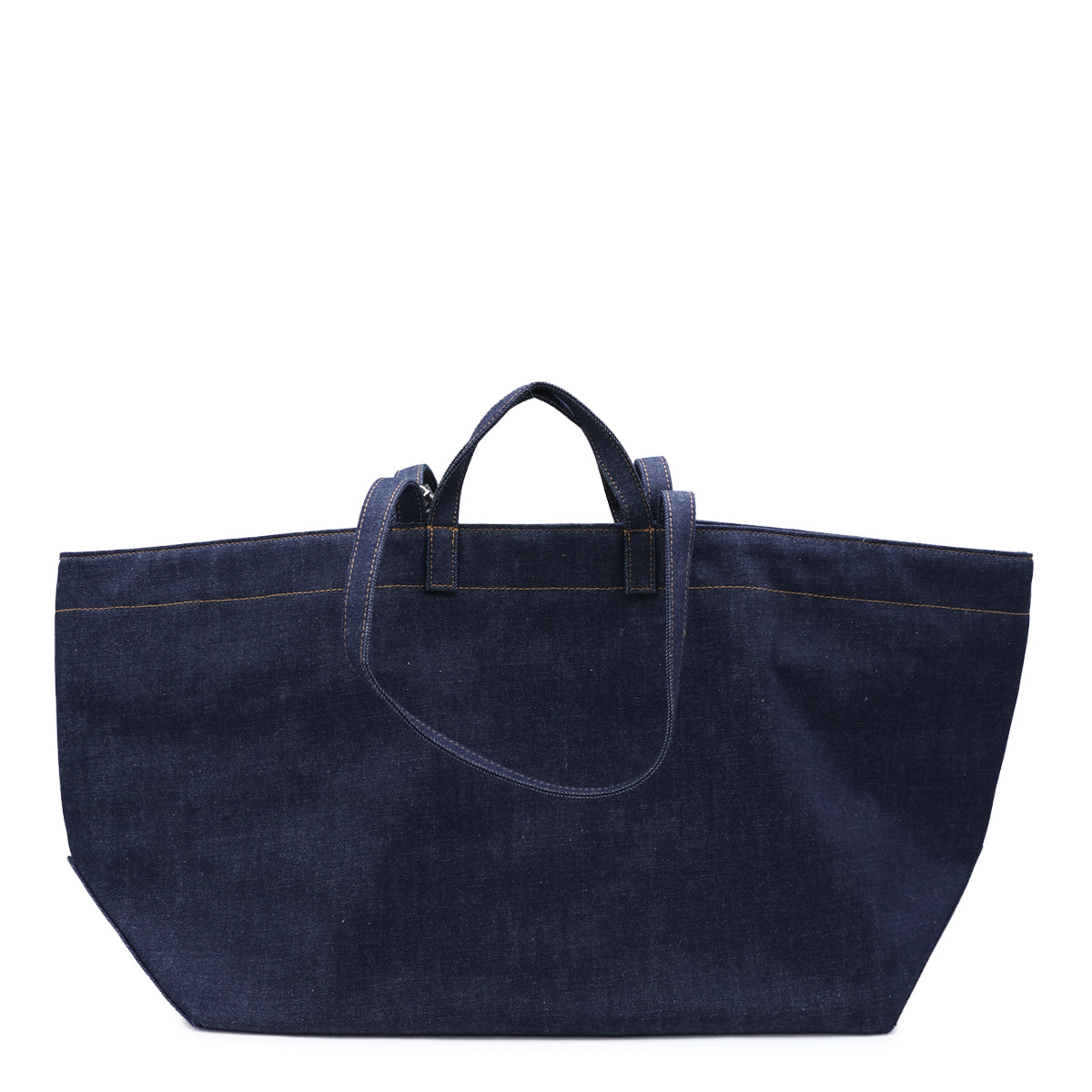 INDIGO LE DRUMMER TOILE TOP HANDLE BAG