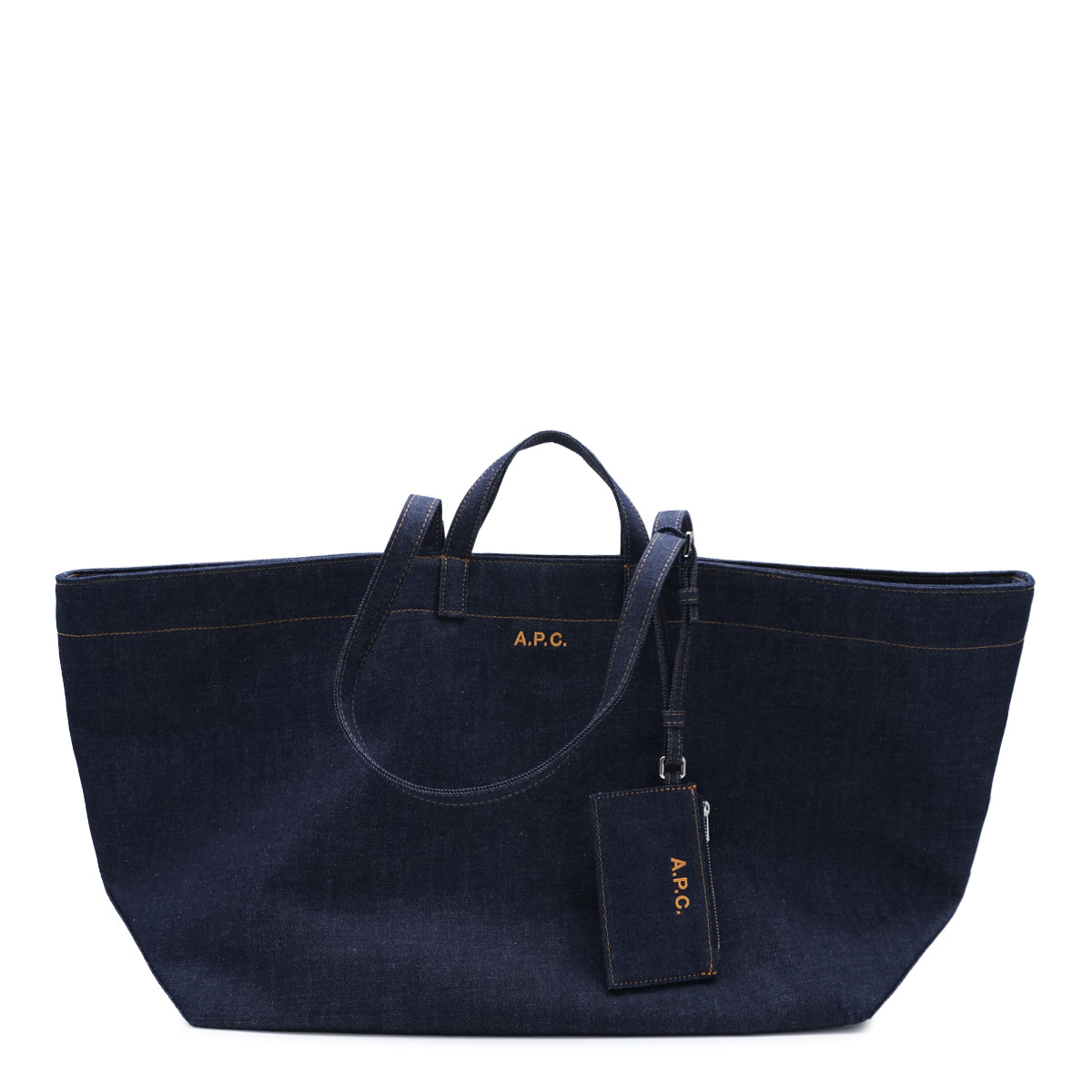 INDIGO LE DRUMMER TOILE TOP HANDLE BAG