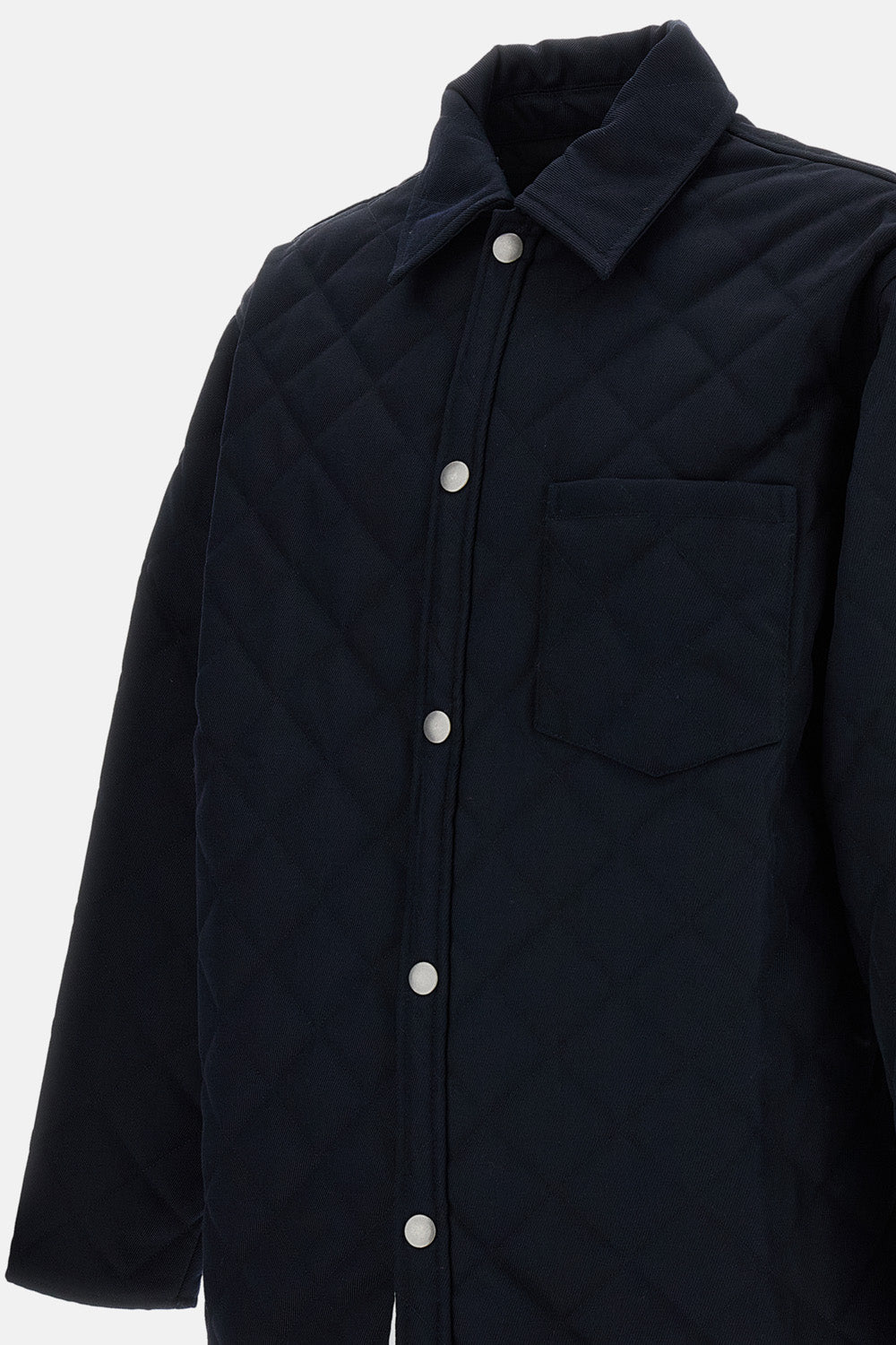 GEORGES QUILTED WOOL BLEND JACKET