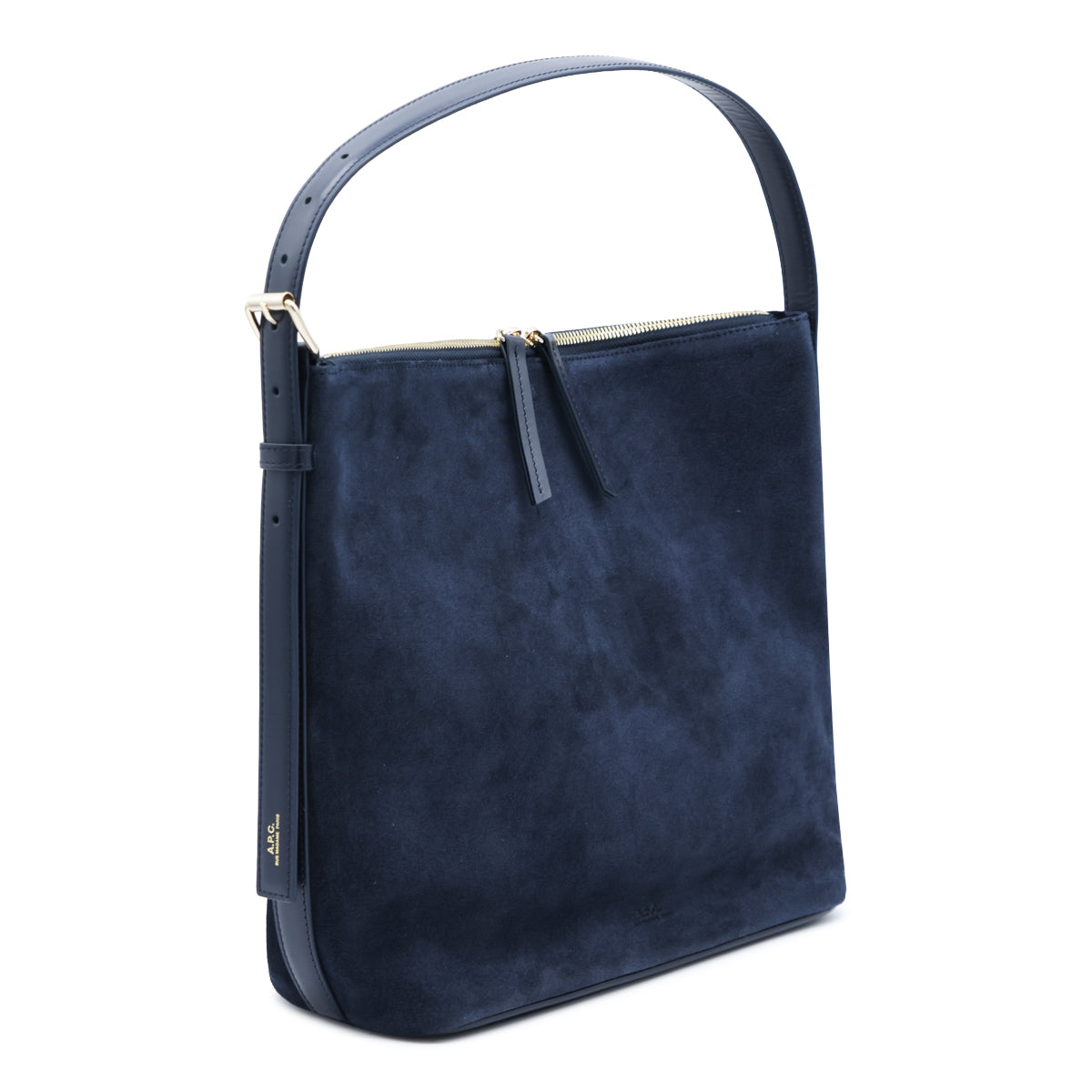 DARK NAVY SUEDE VERA SHOULDER BAG