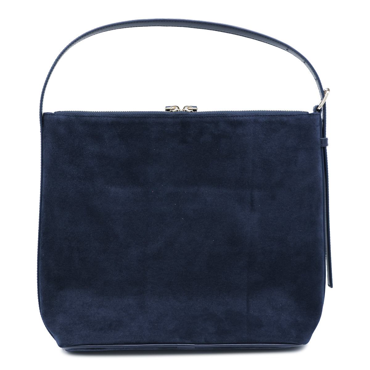 DARK NAVY SUEDE VERA SHOULDER BAG