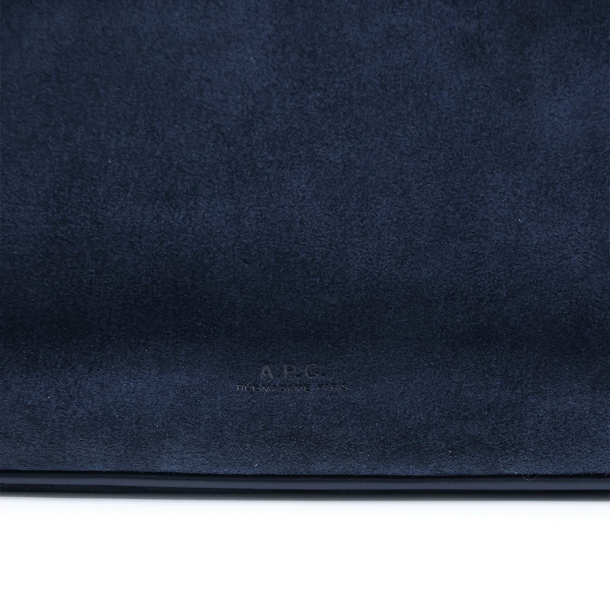 DARK NAVY SUEDE VERA SHOULDER BAG