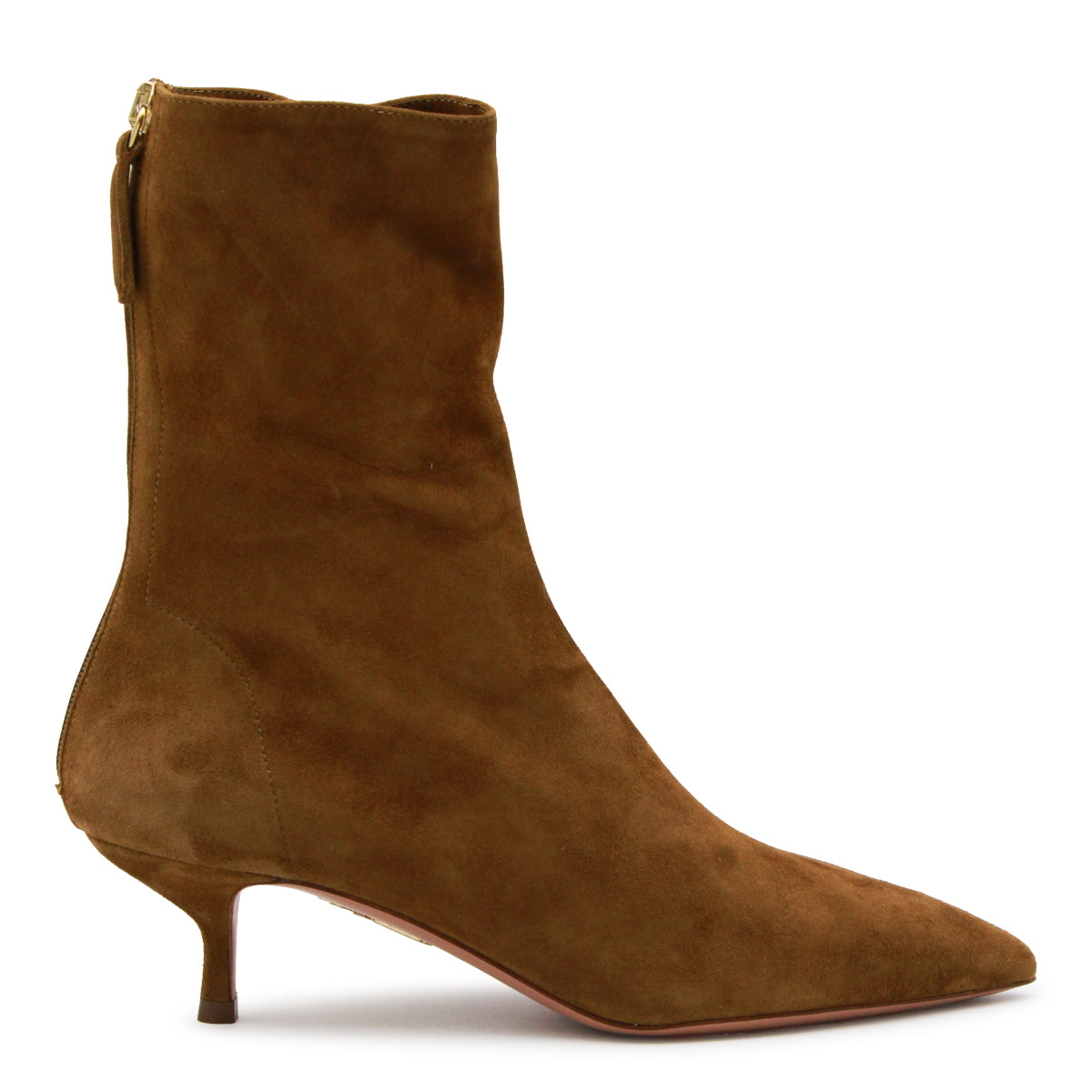 BROWN LEATHER MONTMARTRE 50 BOOTS