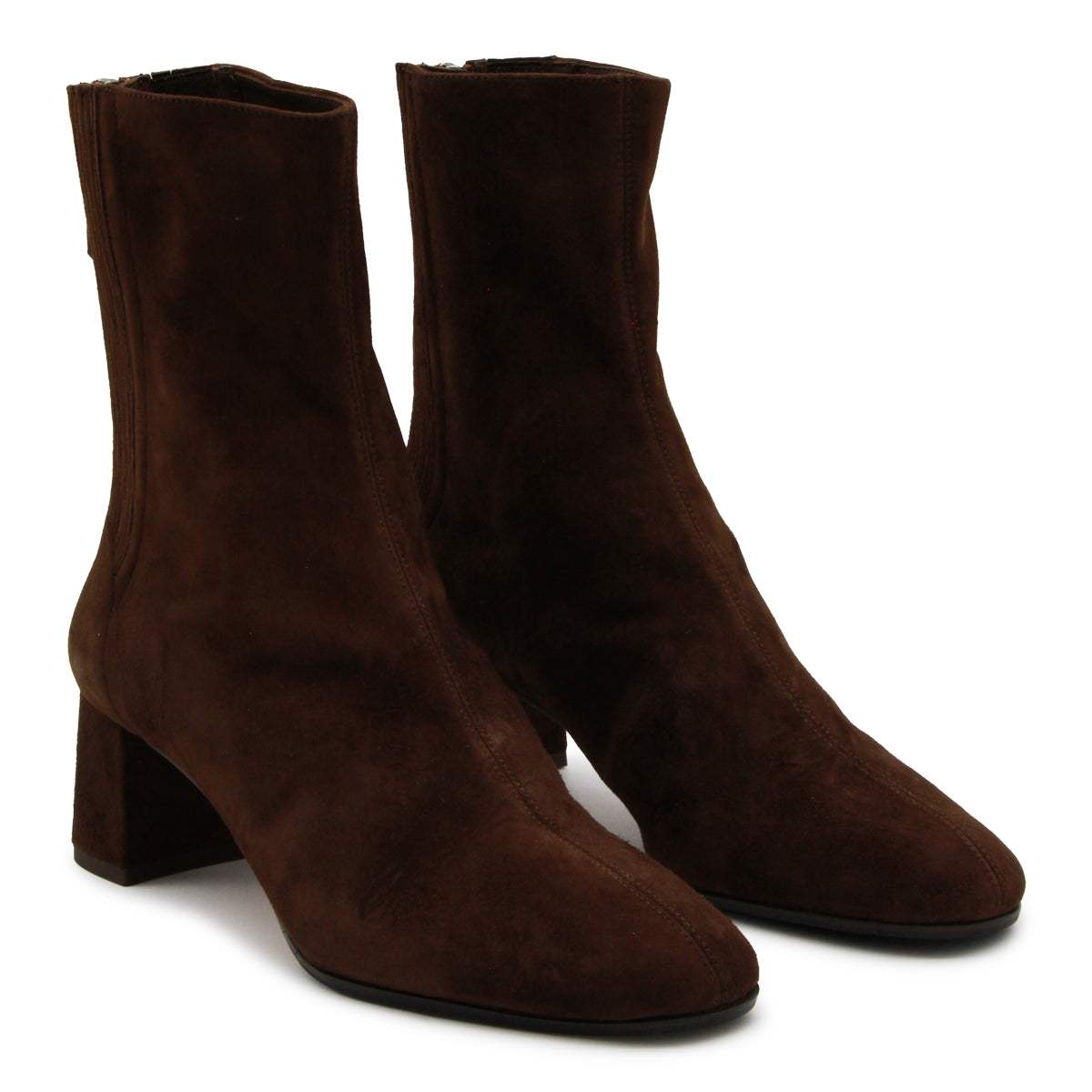 ESPRESSO LEATHER SAINT HONORE' BOOTS