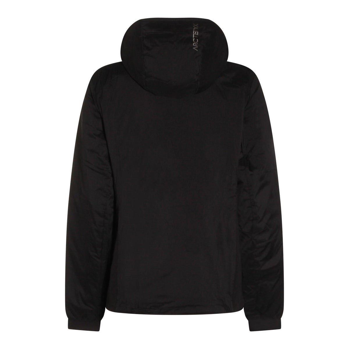 BLACK NYLON ATOM CASUAL JACKET