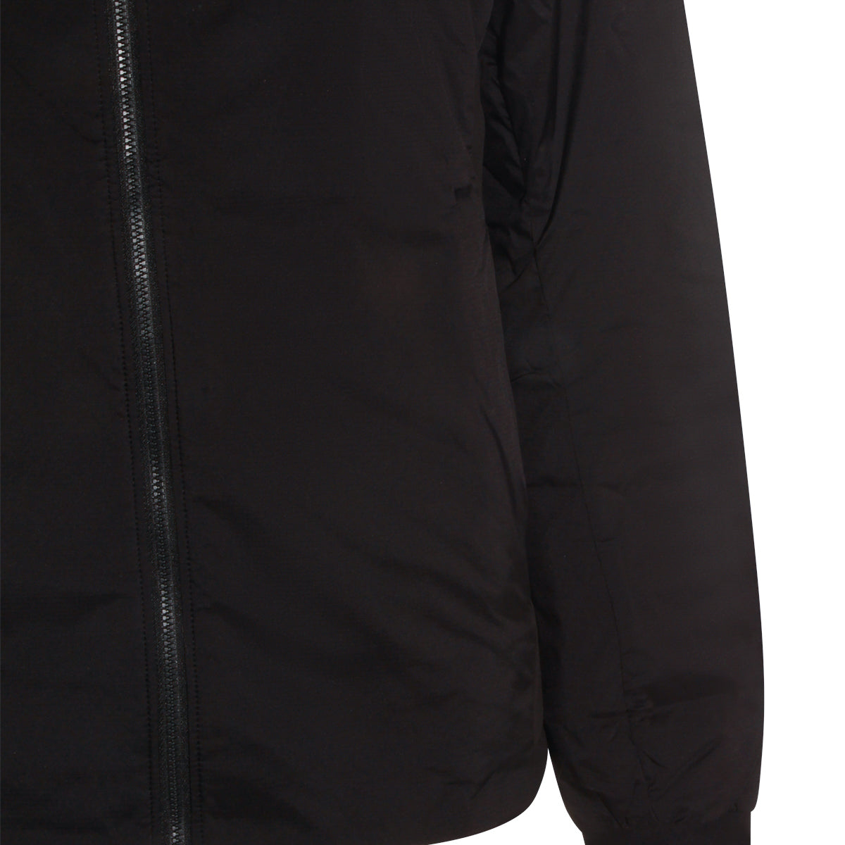 BLACK NYLON ATOM CASUAL JACKET