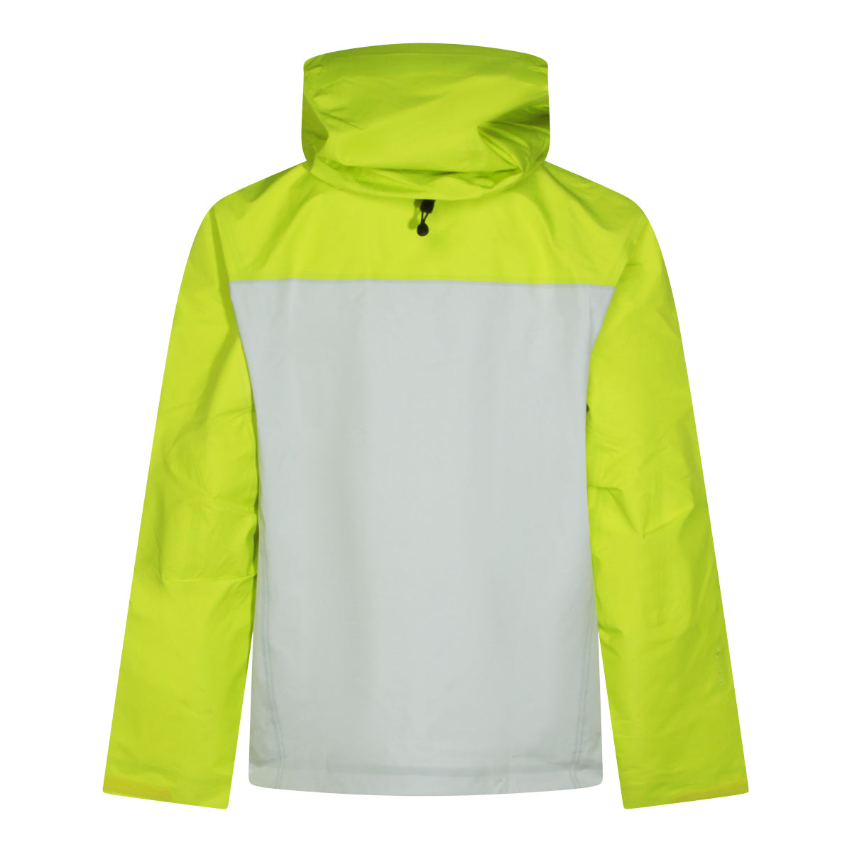 YELLOW AND GREY NYLON CASUAL JACKET
