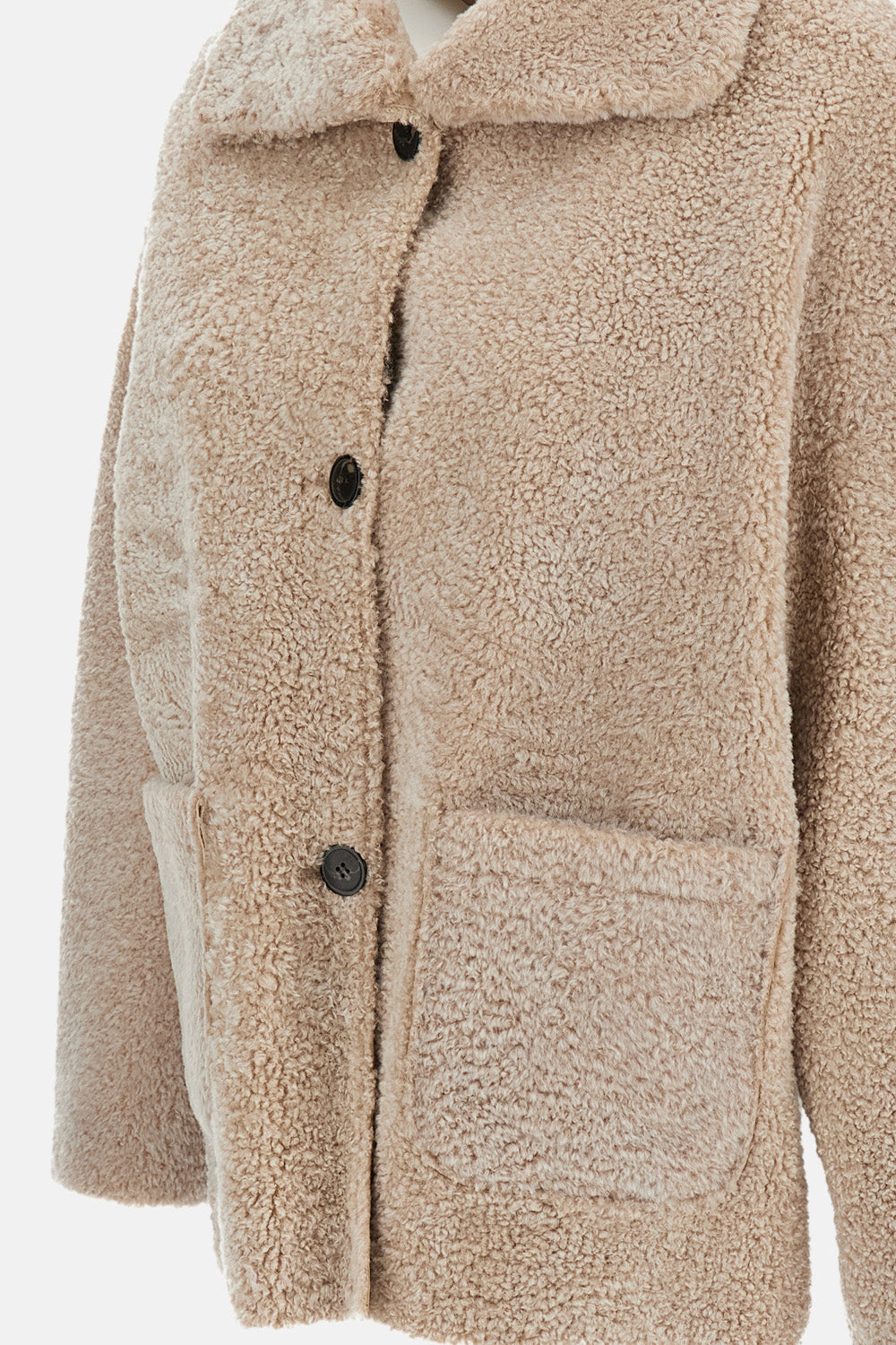 ISABELLA REVERSIBLE NAPPA SHERALING JACKET
