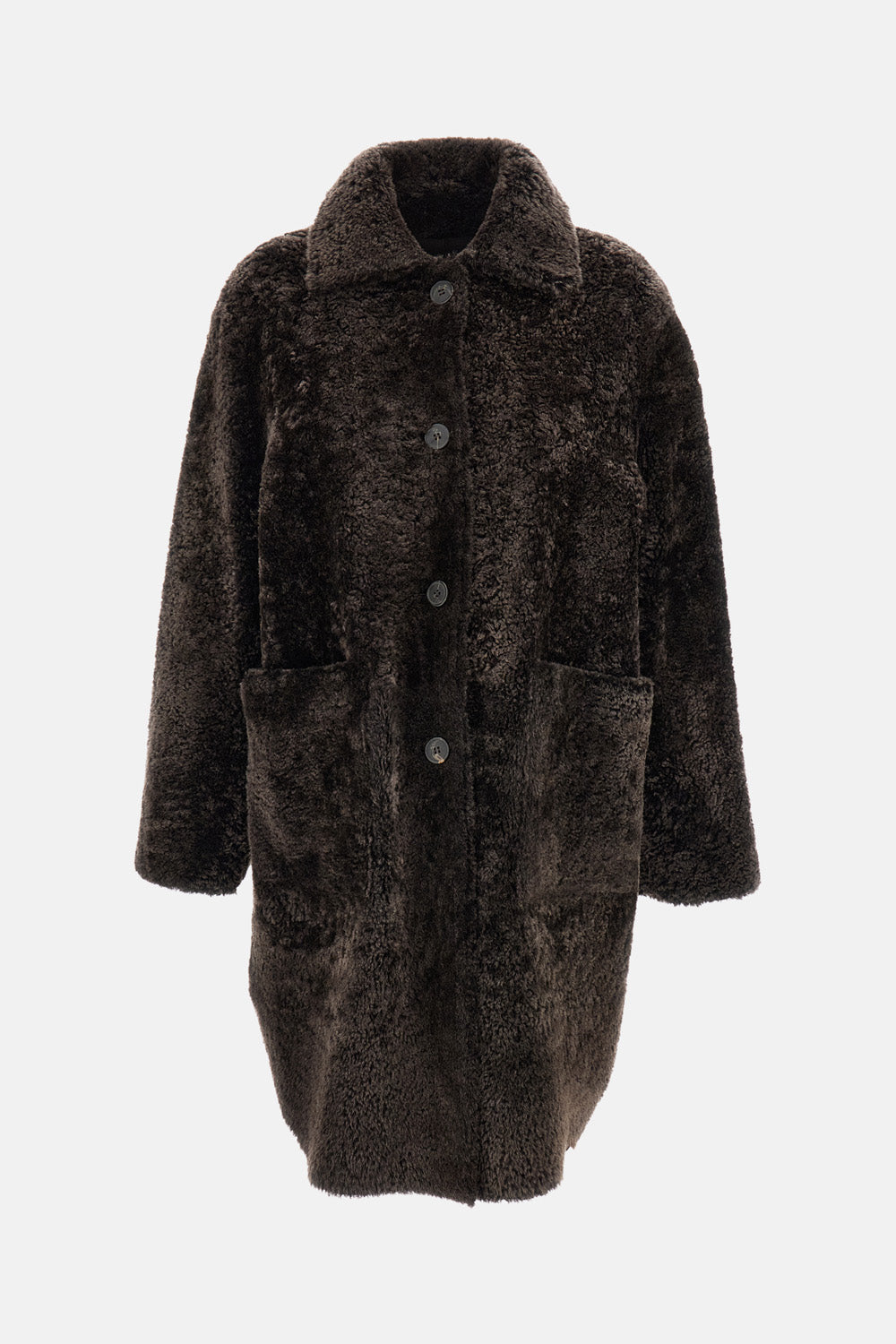 ZOEY NAPPA SHEARLING REVERSIBLE COAT