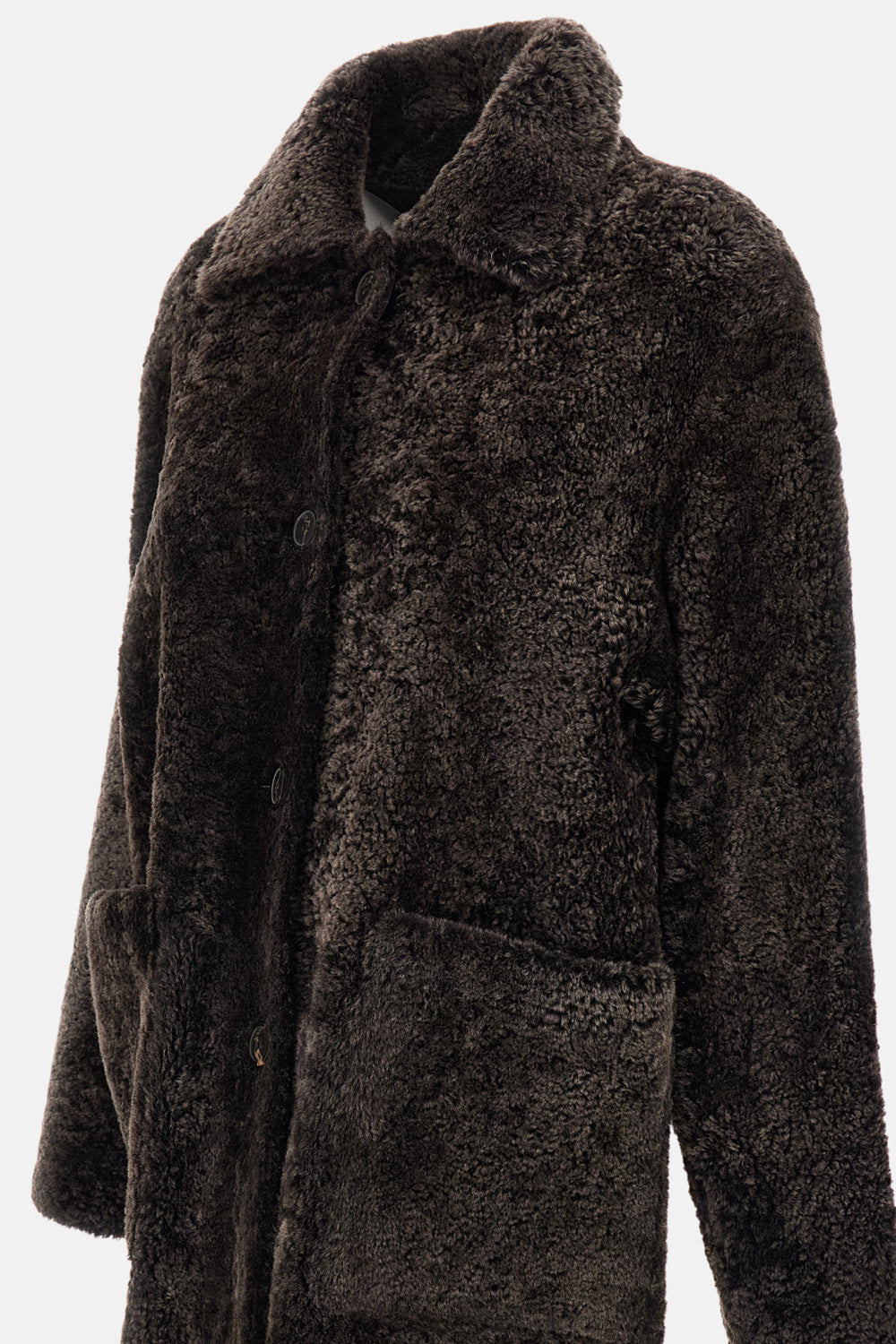 ZOEY NAPPA SHEARLING REVERSIBLE COAT