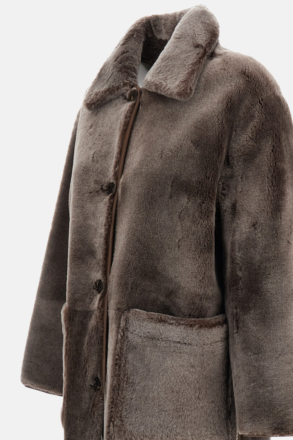 NICOLA REVERSIBLE NAPPA SHEARLING JACKET