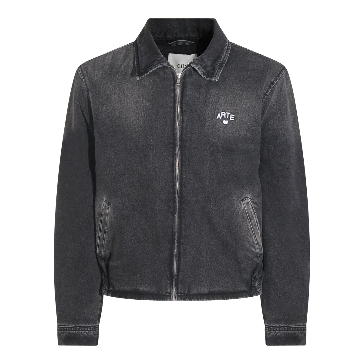 BLACK COTTON CASUAL JACKET